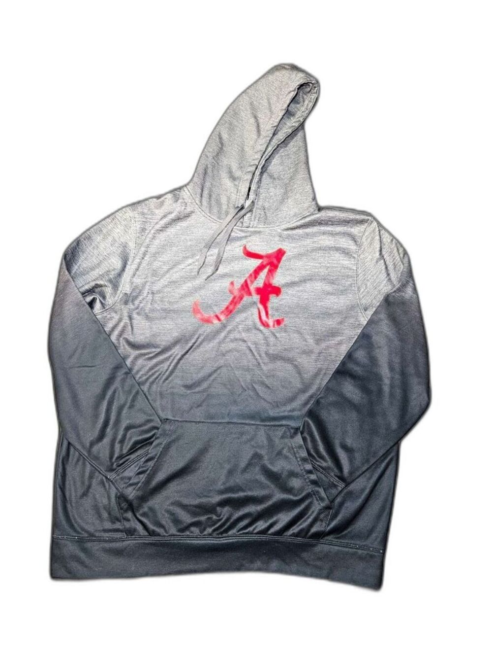 Alabama Crimson Tide Colosseum Men’s XXL Ombre Performance Hoodie Gray Black